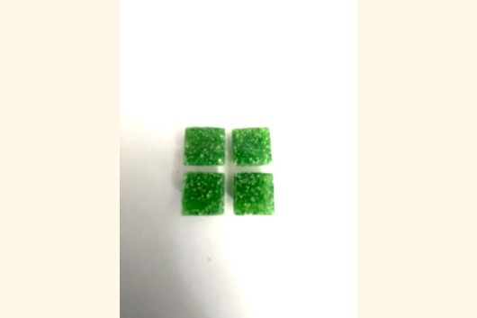 Glasmosaik GRÜN VERDE 1x1 cm 500g y-verde-f